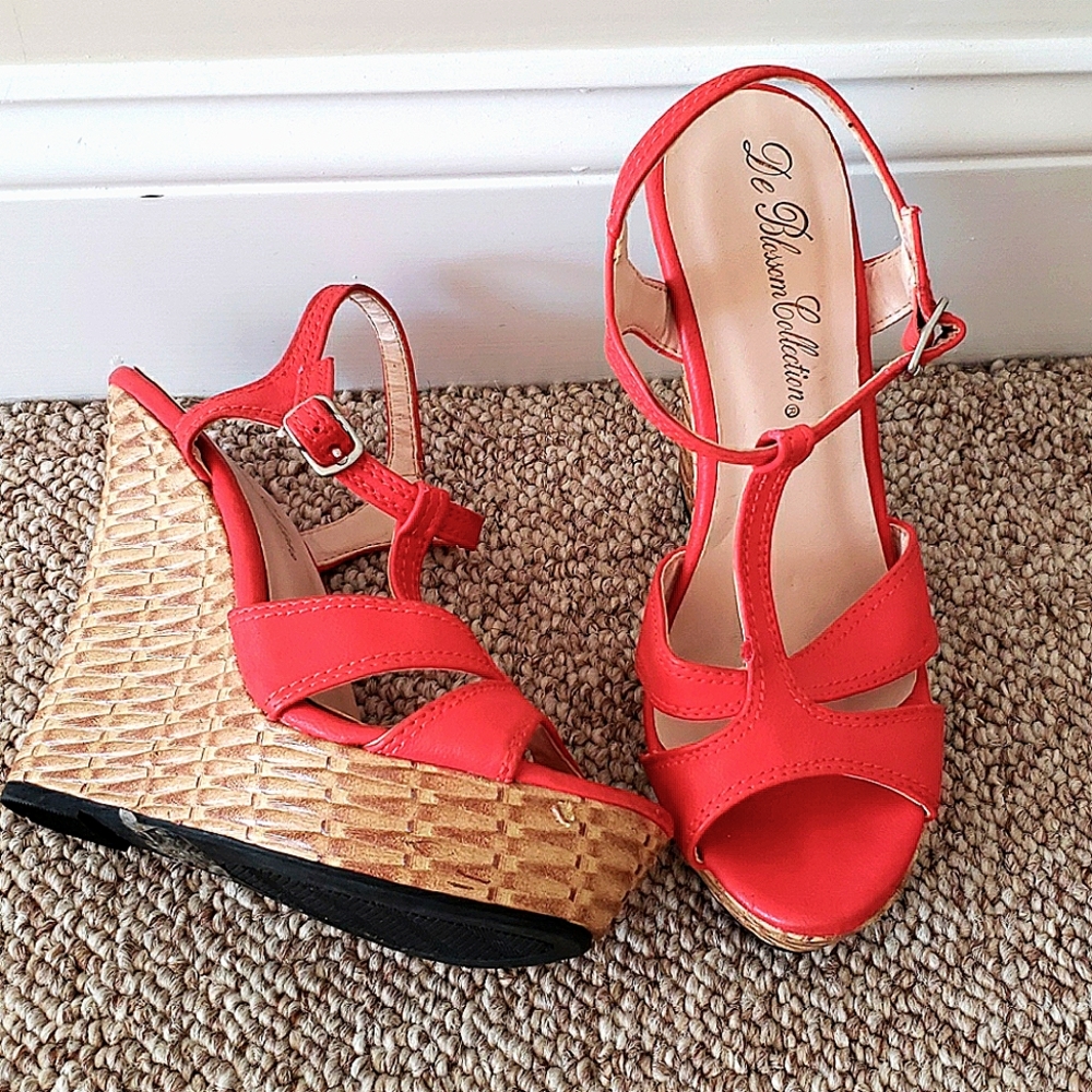 De Blossom collection wedge sandle